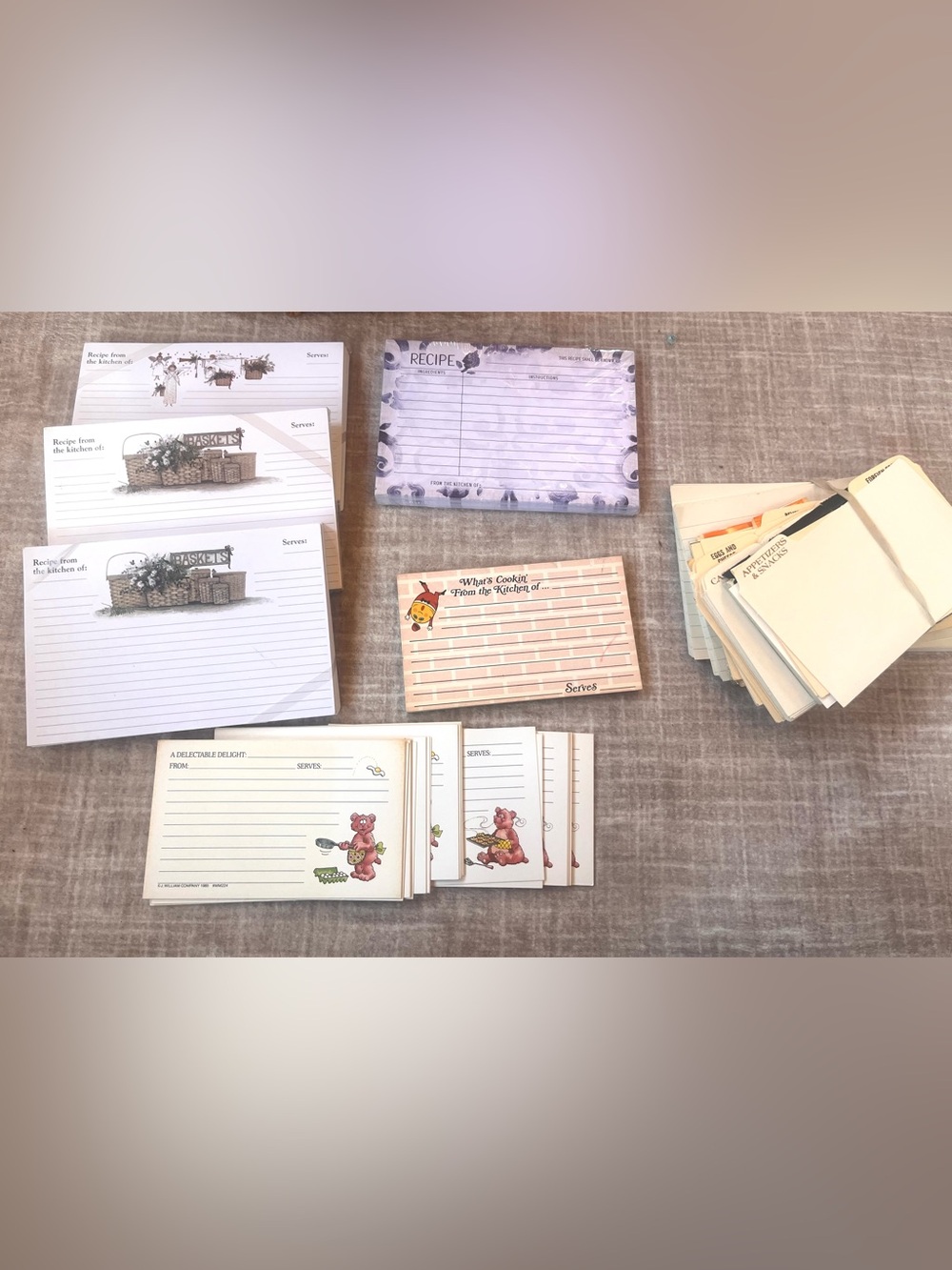 Vintage Recipe Cards